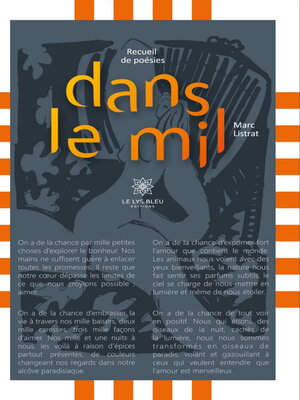 cover image of Dans le mil